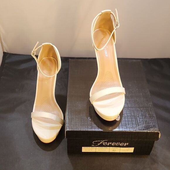 BRAND NEW FOREVER PLATFORM HIGH HEELS STILETTO PUMPS SANDALS - Picture 16 of 16